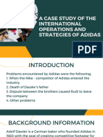 Sample Case Study Adidas Presentation