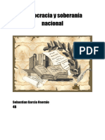 Democracia y Soberanía Nacional Proyecto Segundo Parcial