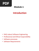 Software Engineering - Module1