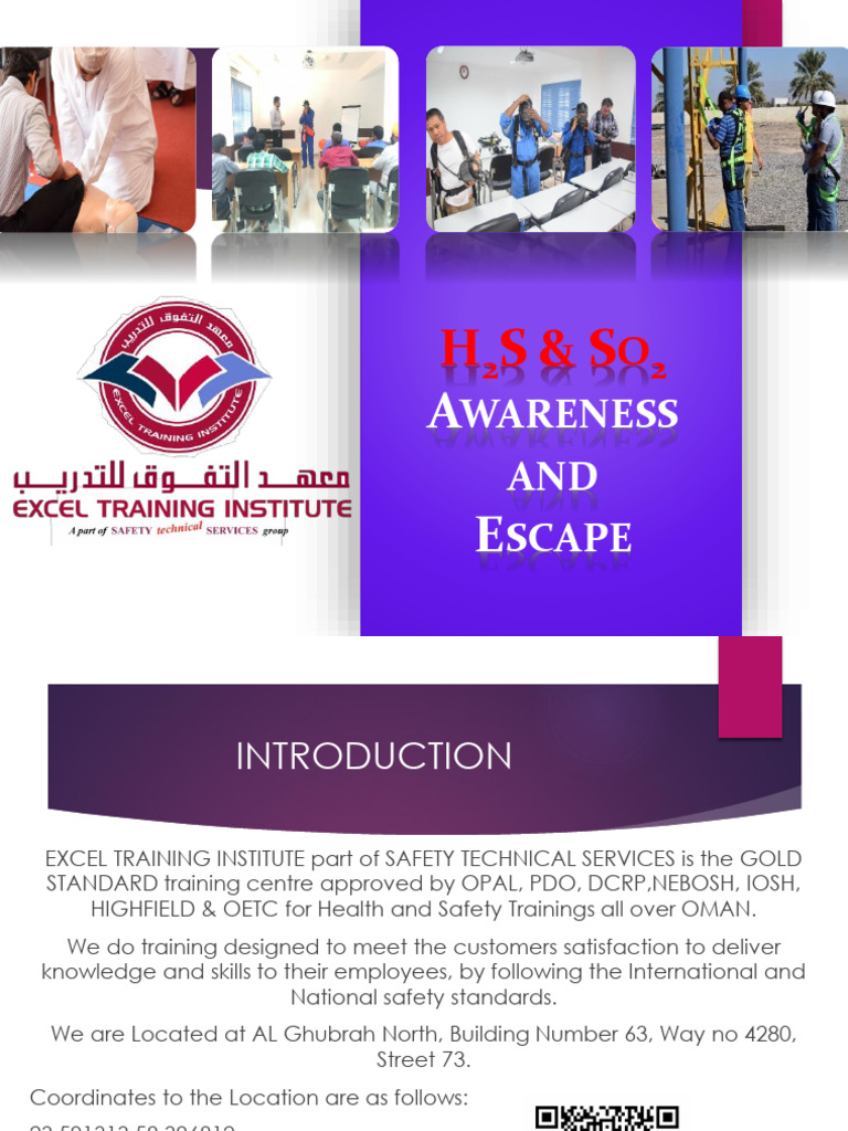 H2S & SO2 Safety Training Overview | PDF | Chemical Substances | Chemistry