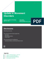 Updates in Movement Disorders (AAN 2024)