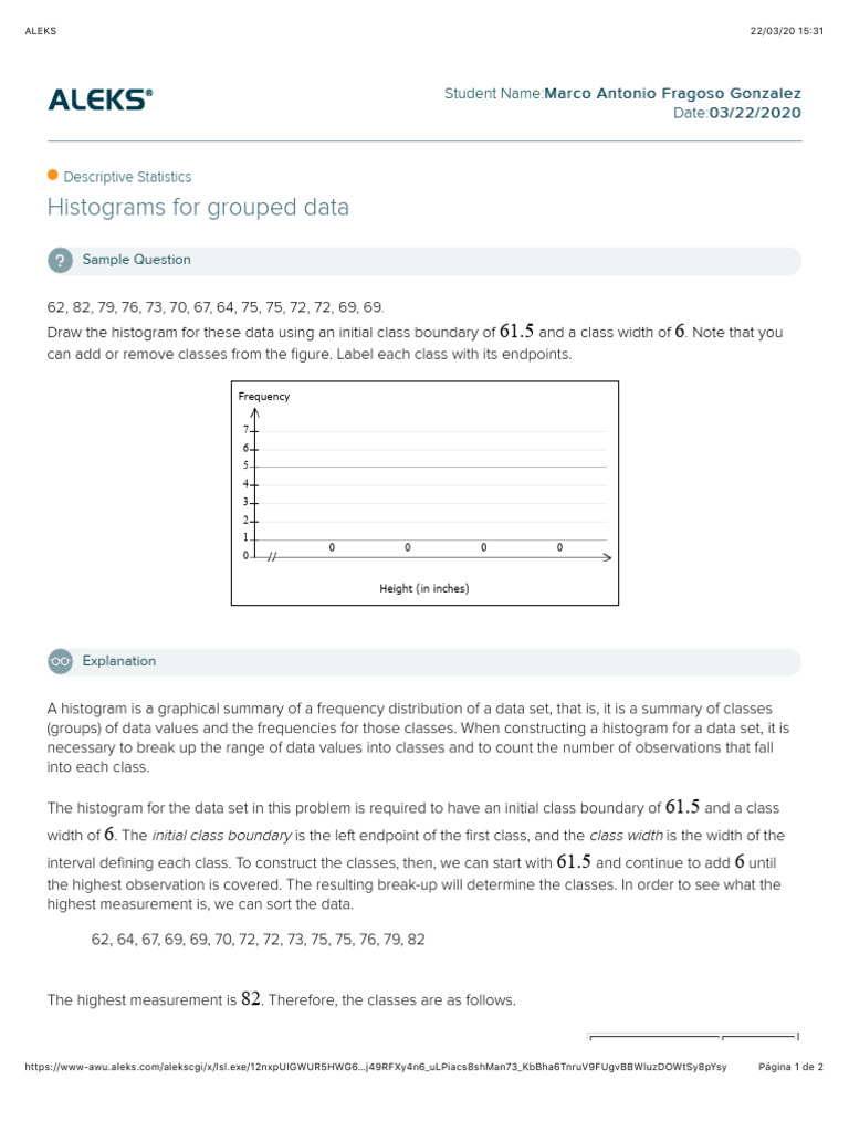 Histograms for Grouped Data Analysis | PDF | Histogram | Statistics