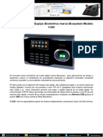 Manual Biometrico I380