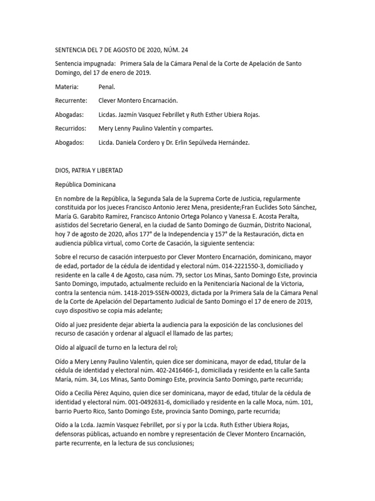 Apelaci n rechazada 1 pdf sentencia ley derecho penal