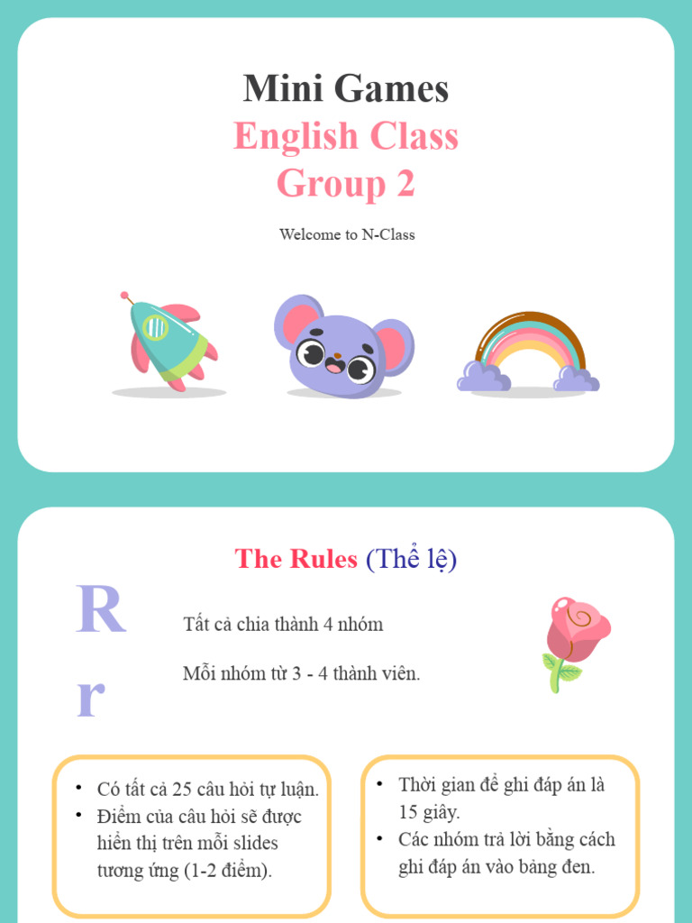 English Class Mini Games Guide | PDF | Icon (Computing)