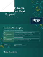 Green Hydrogen Production Plant Proposal by Slidesgo