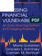 Reinhart, Carmen M. - Goldstein, Morris Arthur - Forecasting Financial Crises - Early Warning Signals For Emerging Markets