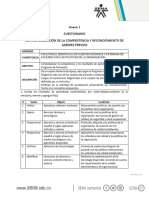 Anexo 1 Cuestionario Contextualización Competencia y Reconocimiento Saberes Previos