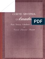 Corte Sistema Amador para Señora, Caballero y Niños (Ed - América 1945)