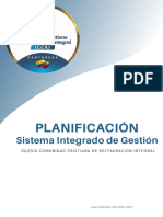 Planificación Planificación: Sistema Integrado de Gestión Sistema Integrado de Gestión