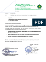 Surat Edaran Uab SMT Genap 2023-2024 KKMD Kab Lamongan
