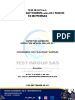 Informe Estectura Metalica Icm - Test Group Sas