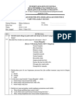 Soal PTS B. Indonesia Semester 2