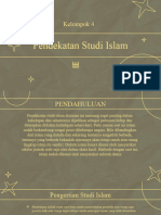 Pendekatan Studi Islam