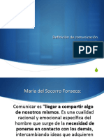 Vdocuments - MX - Definicion de Comunicacion Sesion No 2 Maria Del Socorro Fonseca