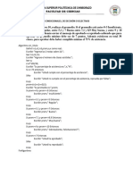 Estructuras Condicionales - Matemática