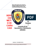 6 - Régimen de Permisos y Licencias de Los Funcionarios y Funcionarias Policiales 2013