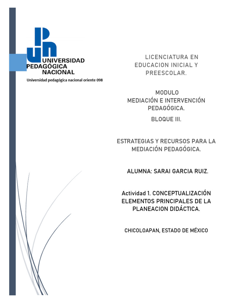 Elementos Clave de la Planeación Didáctica | PDF | Evaluación | Aprendizaje