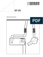 Operating Instructions For Sirona Heliodent DS Intraoral X-Ray
