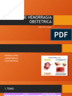 Las 4 T de Hemorragia Obstetrica