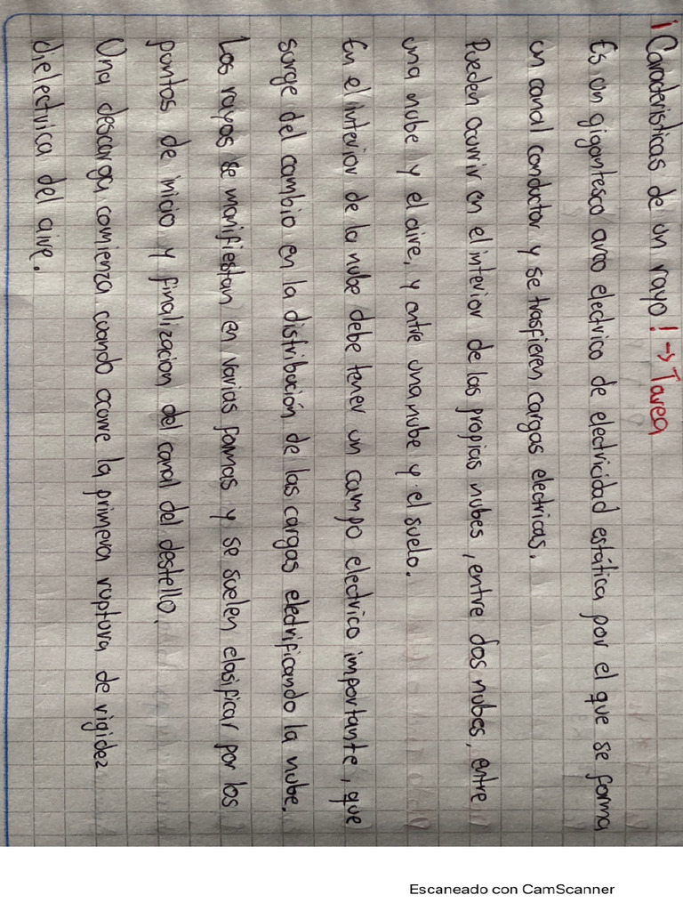 Características de Un Rayo | PDF