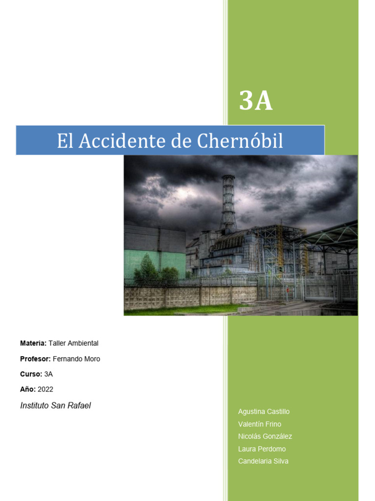 Dibujos fáciles sobre Chernobyl | PDF | Desastre de Chernobyl | Física ...