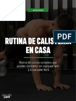 Rutina de Calistenia en Casa 