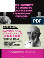 A Visão Humanista para o Ensino de Filosofia e para A Filosofia Da Educação