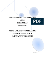 Rencana Bisnis Dan Anggaran 2022