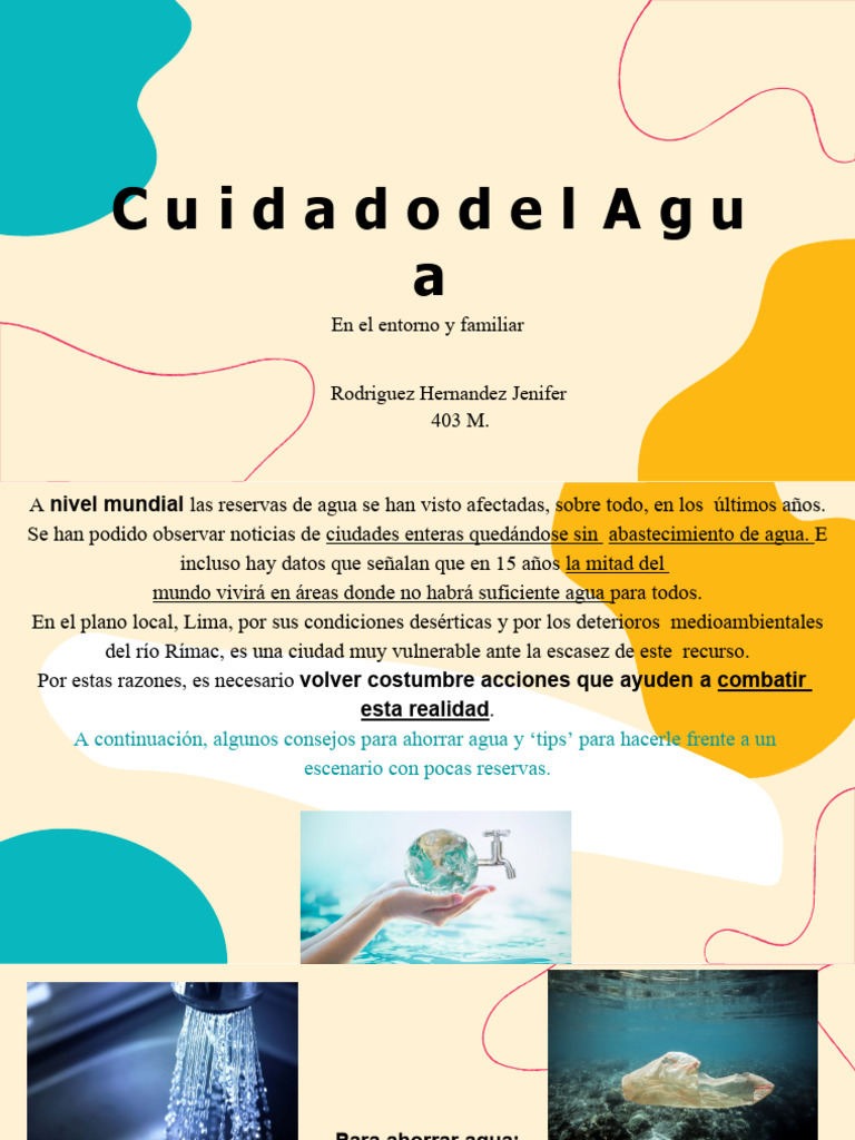Cuidadodelagua 220405165621 Pdf Agua Cocinando