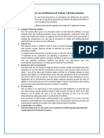 Técnicas para Resolver Los Conflictos en El Trabajo