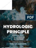 Group 1 Hydrologic Principle