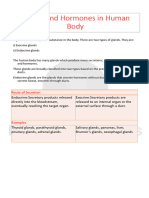 Glands & Hormones in Human Body