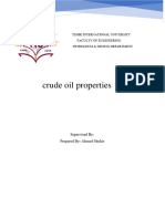 Crude Oil Properties