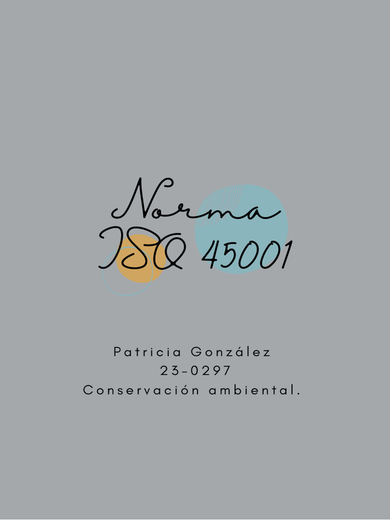 Norma Iso 45001 | PDF | Business | Economias