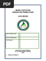 Contoh Logbook Penelitian Skripsi | PDF