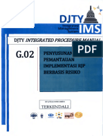 IPM G.02 - Penyusunan Dan Pemantauan Implementasi RJP Berbasis Risiko