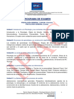 PROGRAMA - Psic. Gral. y Social