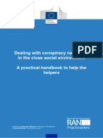 Dealing with conspiracy narratives in the close social environment. A practical handbook to help the helpers (December 2023)