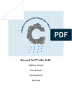 Champion Weather Consulting Company Seasonal Pro Index Meteo 482