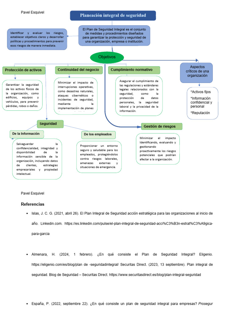 Plan Integral de Seguridad Organizacional | PDF | La seguridad ...
