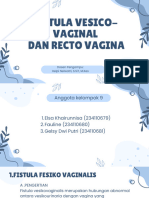 fistula vesicovaginal dan rectovagina