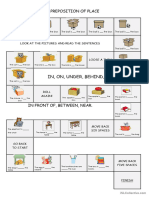 Preposition of Place Board Game