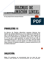 Ejemplos de Resolución de Problemas de Programación Lineal