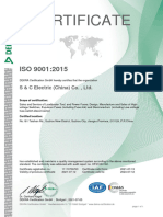 Certificado Desc Fusible 25 KV