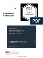 AWSCloud Practitioner Certification