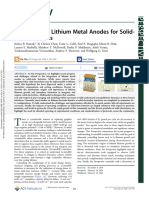 Hatzell Et Al - 2020 - Challenges in Lithium Metal Anodes For Solid-State Batteries
