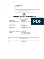 Notificación Organo Judicial Bolivia Abgs. 