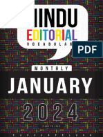 January 2024 - The Hindu Editorial Vocabulary 1