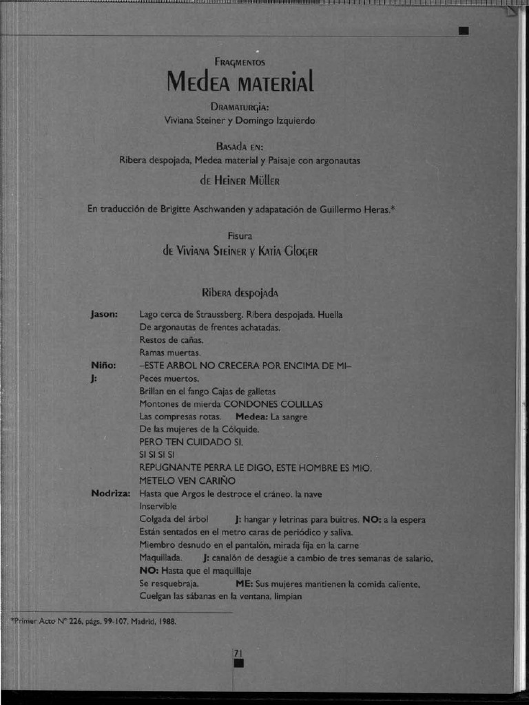 Fragmentos de Medea Material | PDF | Argonautas
